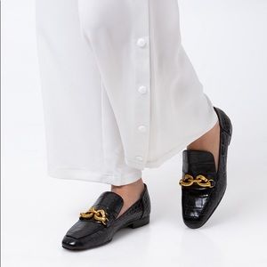 Shoes | Tory Burch Jessa Loafers In Croc | Poshmark
